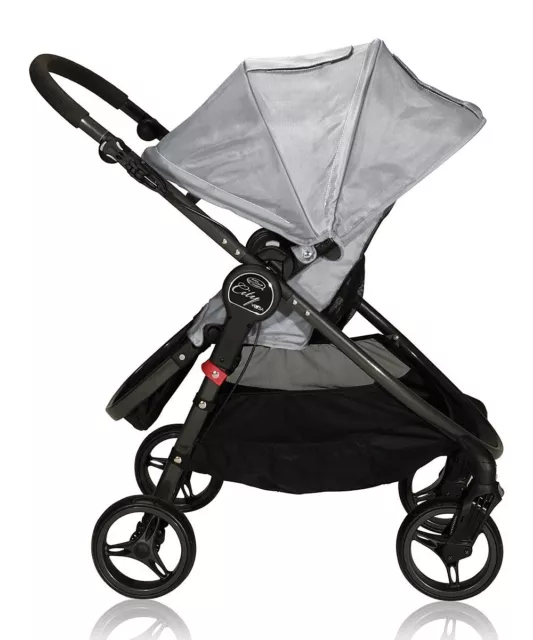 passeggino BABY JOGGER CITY VERSA GT reversibile grigio perla ruote all-terrain 