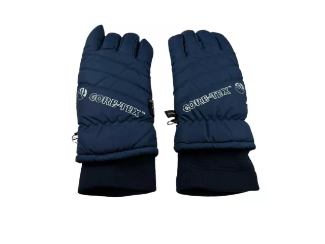 Giordini Gore-Tex Ski Gloves Blue Women's Medium Winter Snowboard Vintage 90's