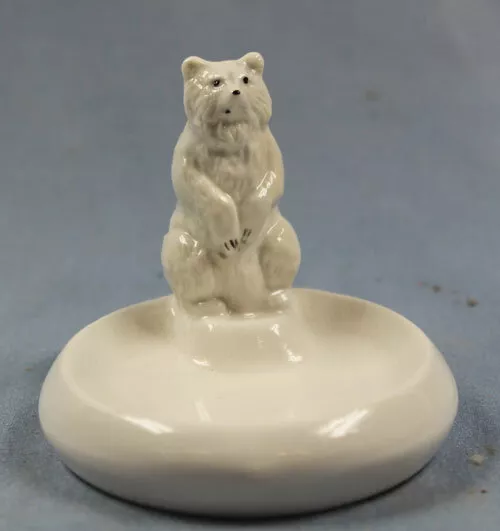 eisbär figur mit schale ens porzellanfigur porzellan polar bear