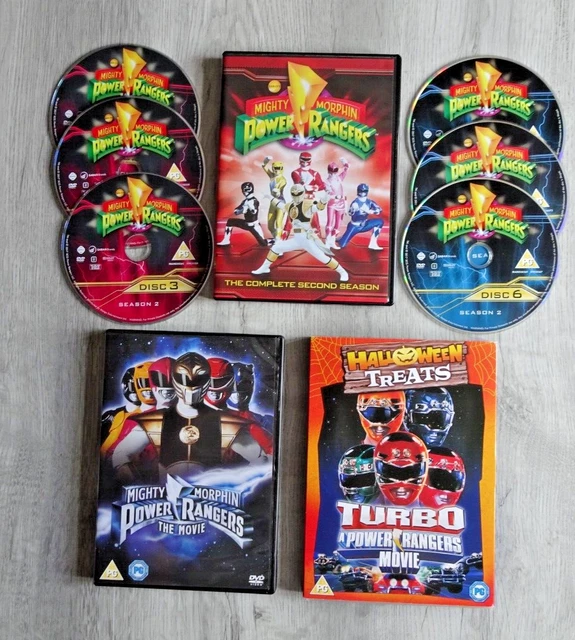 Power Rangers Dvd Ebay MIGHTY MORPHIN POWER Rangers DVD Lot Second Season + The Movie & Turbo ...