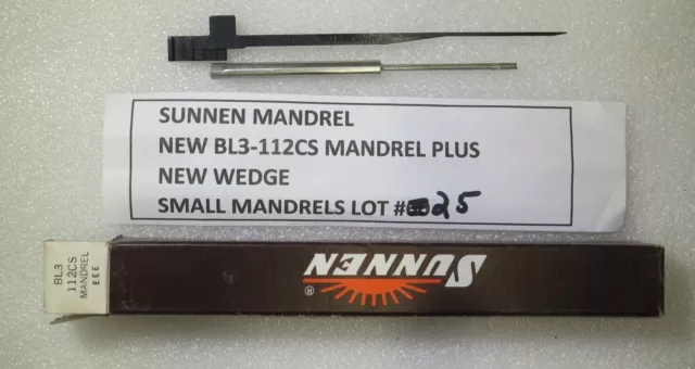 Sunnen Lot Sm-25  - New Bl3-112Cs Mandrel & Wedge