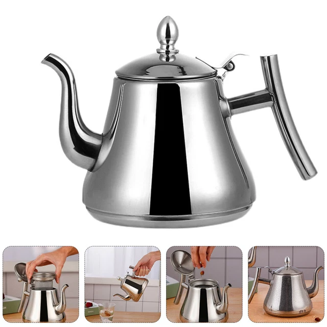 Kitchen Tea Kettle Stainless Steel Kettle Stainless Steel Pitcher Lid Safe