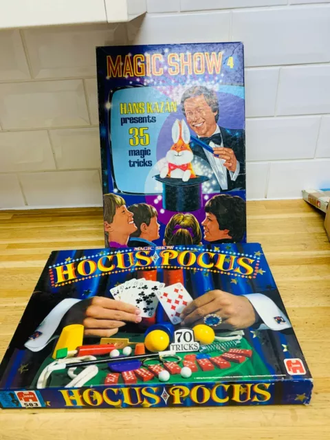 Vintage Hans Kazan Zaubershow & Hokuspokus Zauberset Spielzeug