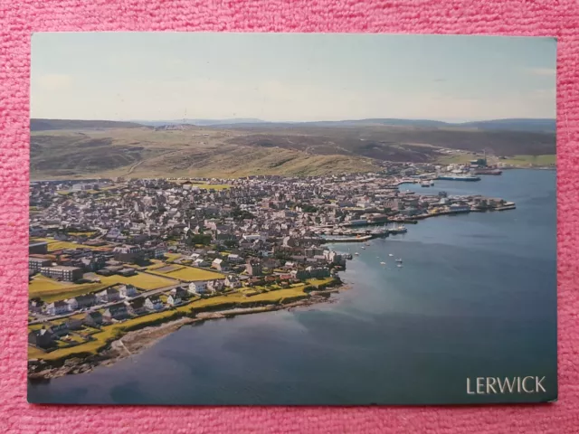 Lerwick Shetland Isles Scotland,   Ariel View   P.g. S043    2002