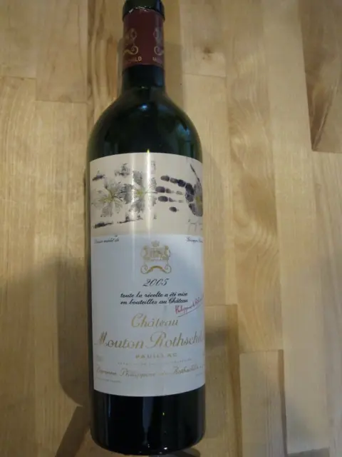 2005 Chateau Mouton Rothschild / No Cork / Empty  Bottle / Pauillac BORDEAUX