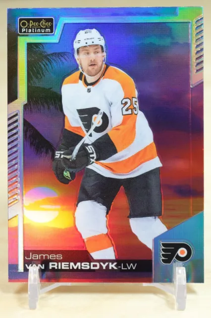 2020-21 OPC Platinum Sunset Parallel #88 James Van Riemsdyk Philadelphia Flyers