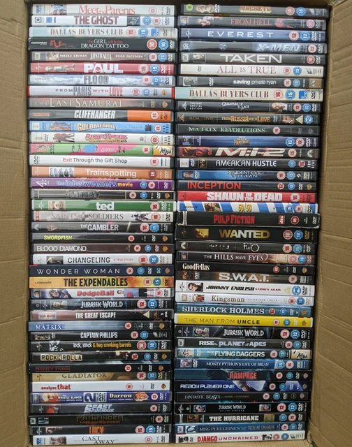 HUGE MIXED GENRE Movie/Film DVD Bundle/Job Lot/Collection [approx. x75 ...