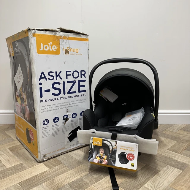 Asiento de coche Joie i-Snug tamaño i - carbón - precio de venta sugerido por el fabricante £ 105