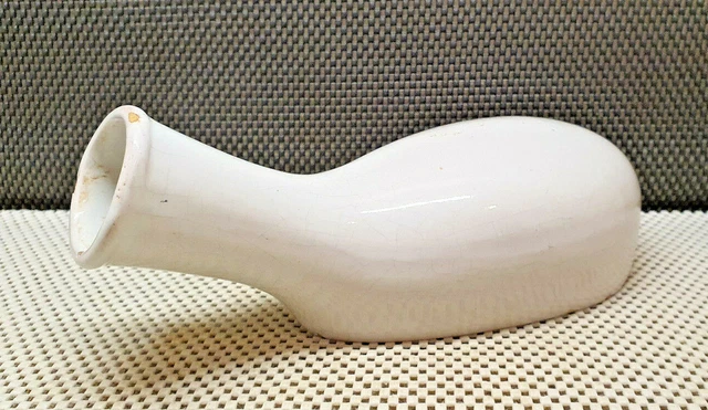 Antik Urinal Terrakotta Emaille Spritzpistole Medizin Medizinisches Sammlung
