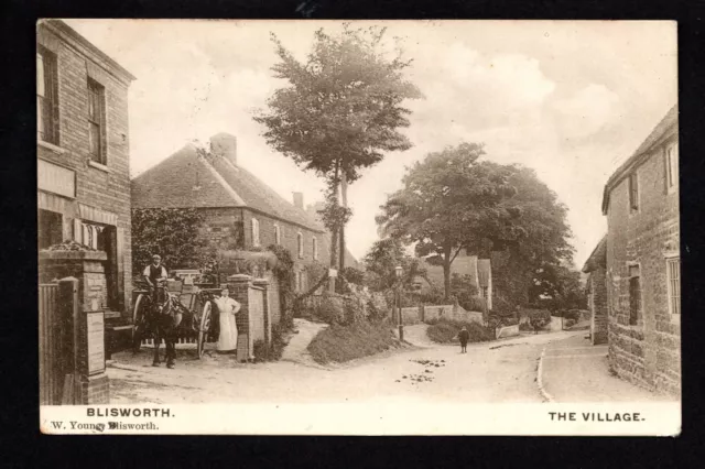 Blisworth - Village Street Scene - south of Northampton - printed postcard