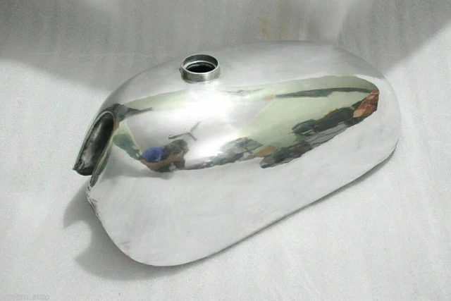 Bouchon De Réservoir Rickman Aluminium Bleu Pétrole - Pour Honda CB, Yamaha TZ/XS