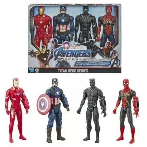 2020 Hasbro Marvel Avengers: Endgame Titan Hero Series, 4 pack Action Figures