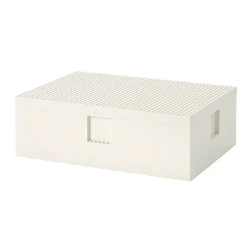 IKEA BYGGLEK LEGO® box with lid 25.5x11.5 cm
