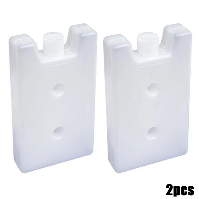 Bolsa de hielo caja bolsa de congelador piezas accesorios 2 piezas bloque de hielo lonchera repuesto