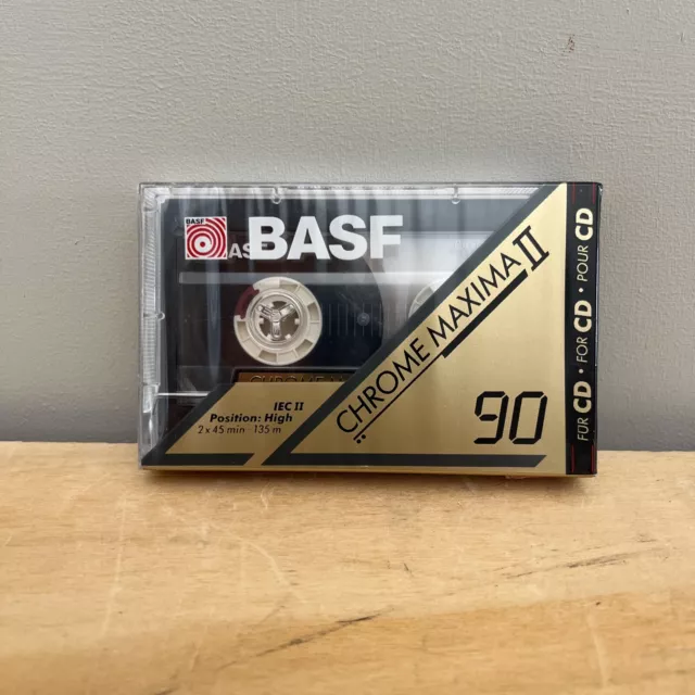 Cassette Audio BASF Chrome Maxima II 90 Neuve