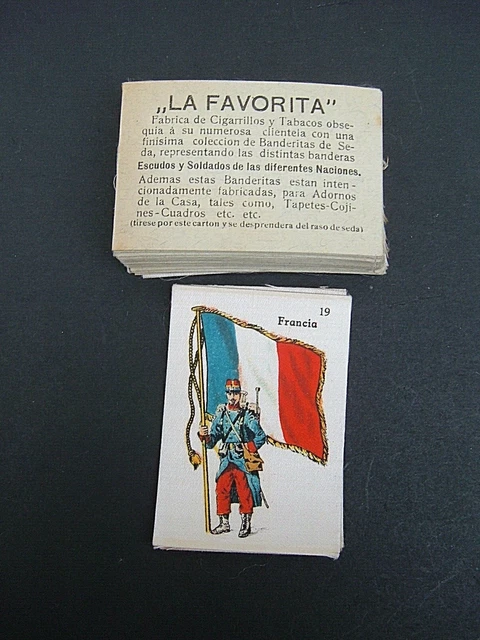 La Favorita - Canary Islands -  Silk Flags and Soldiers - # 19 France