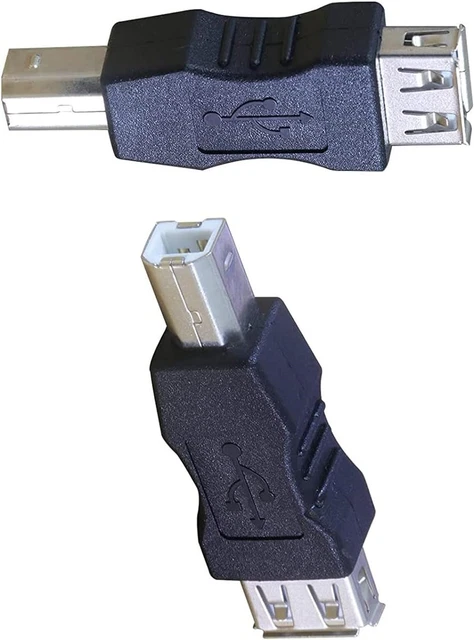 SHANFEILU USB 2.0 A Female to USB B Male Print Adapter Converter USB AF/BM Plug