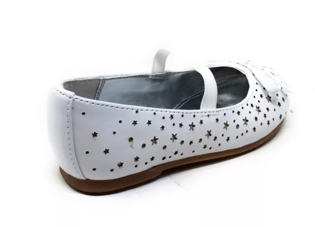 Nina Little Girls Severina-T Slip On Flat Dress Shoes Silver Glitter Size 7 M 3