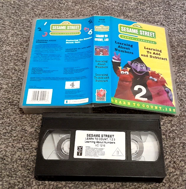 Sesame street learning about numbers vhs vrogue co