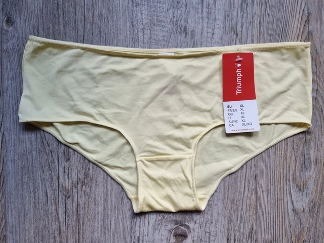 Culotte Triumph Jaune Pale Microfibre - Taille XL, Neuve Avec étiquettes