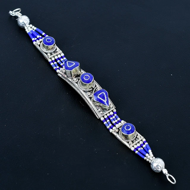 Bracelet Jonc Pour Homme En Argent 925 - Style Tribal Ethnique Vieilli - Neuf Avec étiquettes