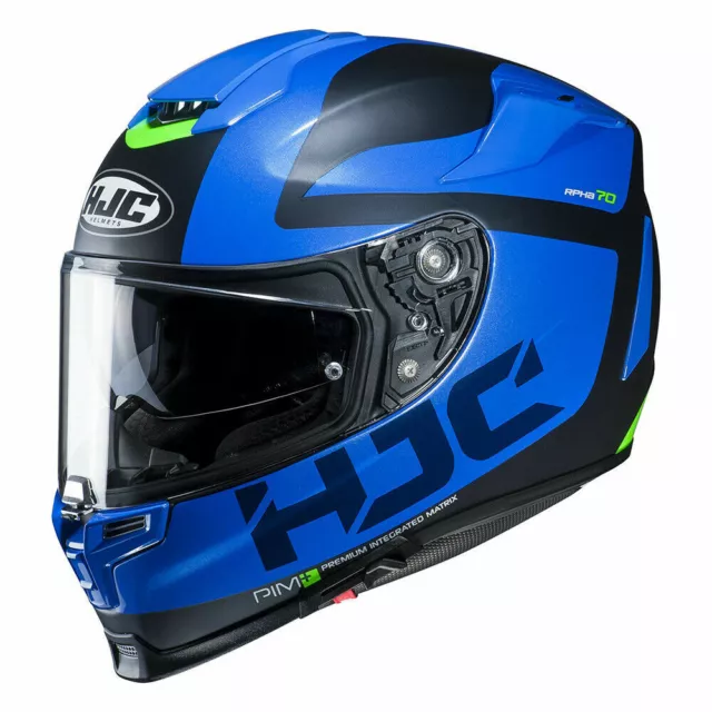 HJC RPHA 70  RPHA70 BALIUS BLUE  SPORTS TOURING Full Face Motorcycle  Helmet