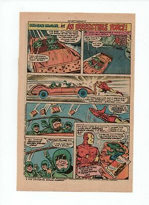 1978 Hostess Twinkies Print Ad Marvel Avengers Iron Man An Irresistible Force