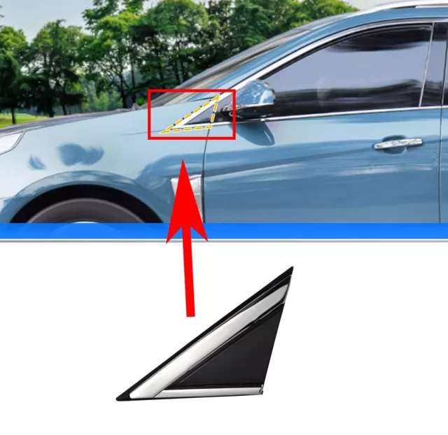 Fit for Cadillac SRX 2010-2016 Left Front Mirror Corner Triangle Molding Fender