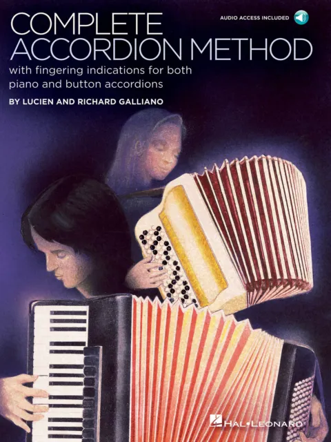 Complete Accordion Method Piano & Button Learn to Play Music Lessons Book Audio