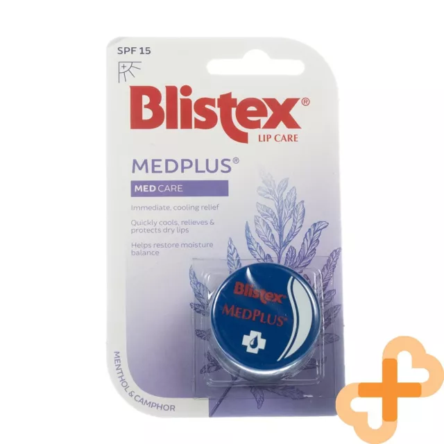 Blistex Medplus Petrolatum Gratuit Lèvre Baume 7g Menthol Refroidissement Effet 3