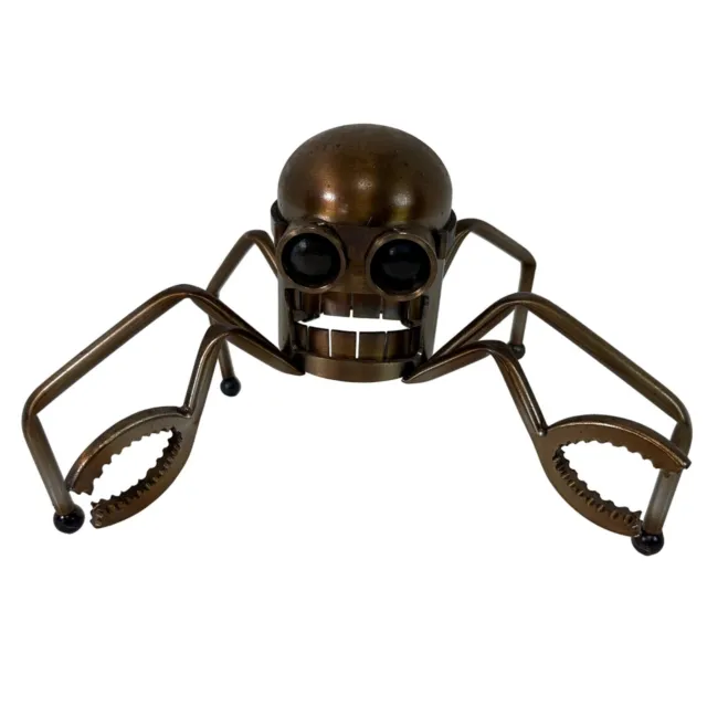HAND MADE WELDED Metal Art MINION Style Crab Scrap Metal Sculpture $79.99 -  PicClick