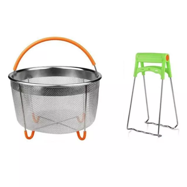 Stainless Steel Steamer Basket Set,-Pot Accessories for Ninja Foodi8846