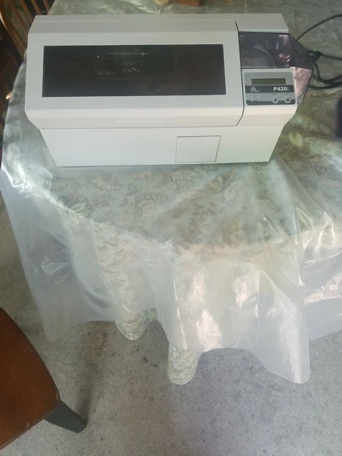 Zebra Eltron P420i Color Duplex 300dpi ID Card Printer USB Parallel