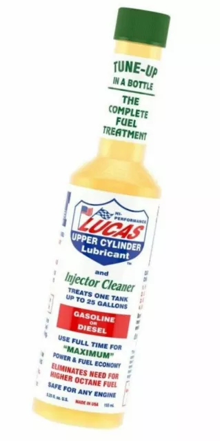 Lucas Oil 10020 Injector Cleaner 5.25 oz Fuel Treatment Gas & Diesel