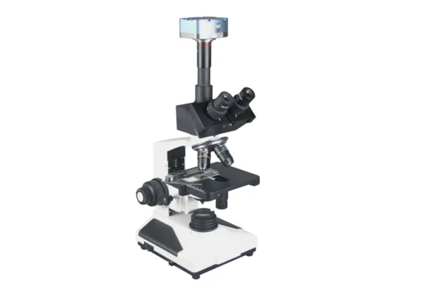 Professional ClinicalTrinocular LED Microscope 5Mp USB Camera Measuring Software