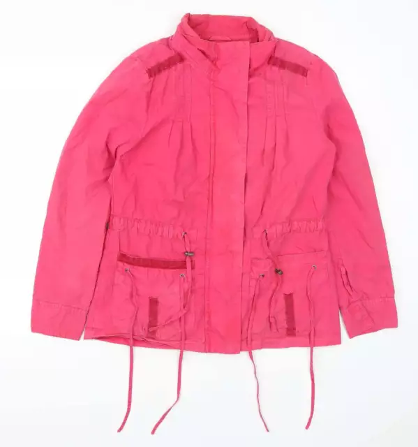 F&F Womens Pink Jacket Coat Size 12 Zip