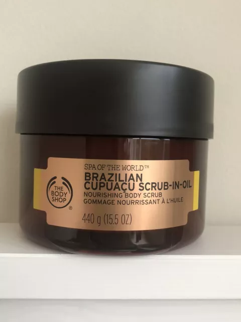 The Body Shop BRAZILIAN CUPUACU Scrub In Oil Spa Of The World 440g New Sealed
