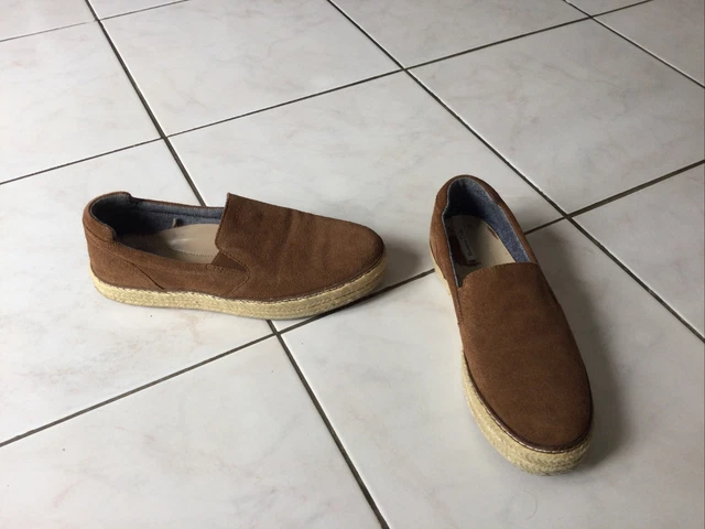 Mocassins Massimo Dutti Marron Foncé Taille 36 - Cuir, Occasion En Excellent état