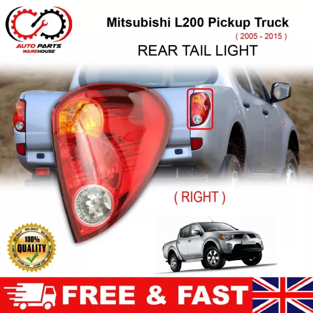 For Mitsubishi L200 Pickup 2005-2016 Colt Rear Tail Light Lamp Right Driver O/S