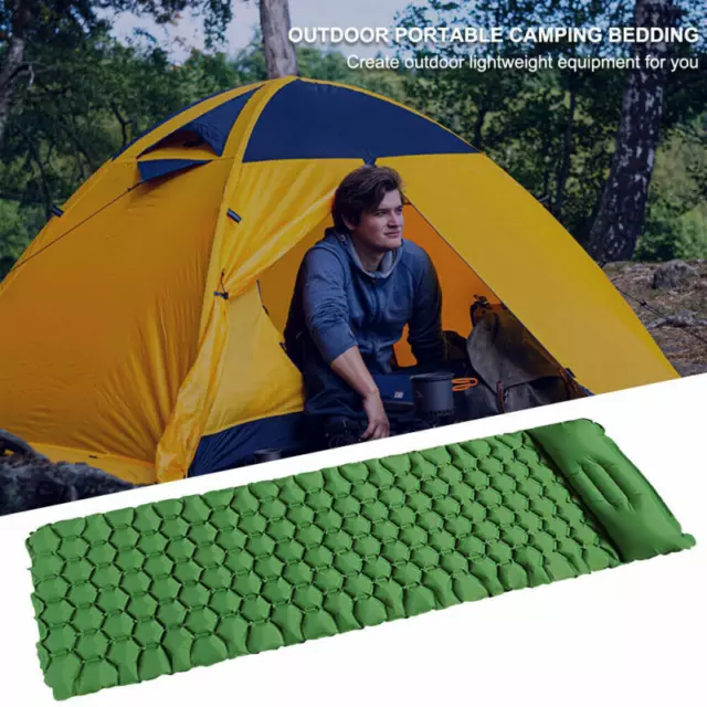 Materasso ad aria gonfiabile da campeggio esterno tappetino da picnic spiaggia cuscino