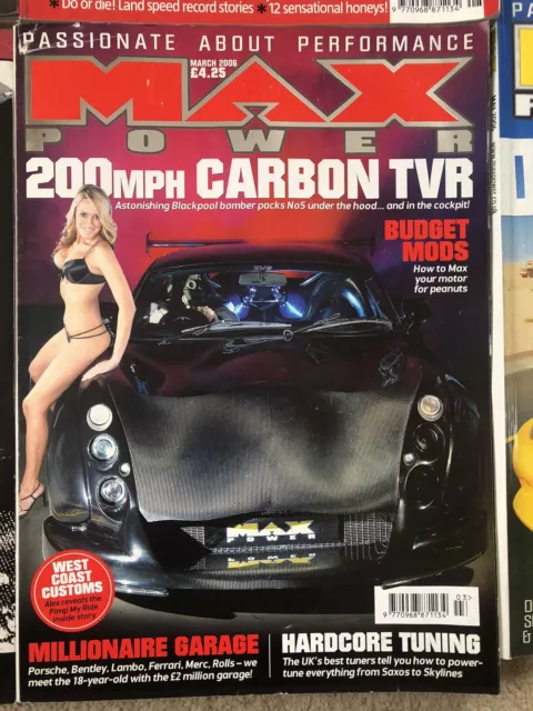 Max Power Magazine  March  2006 Retro