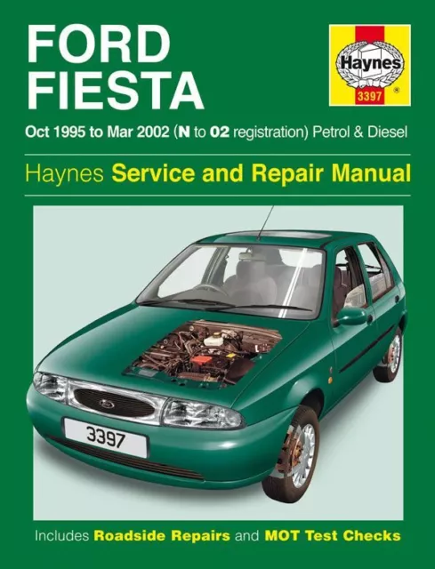 Fiesta Petrol Die 95-02 Revue technique Haynes FORD Anglais Etat - NEUVE PORT R