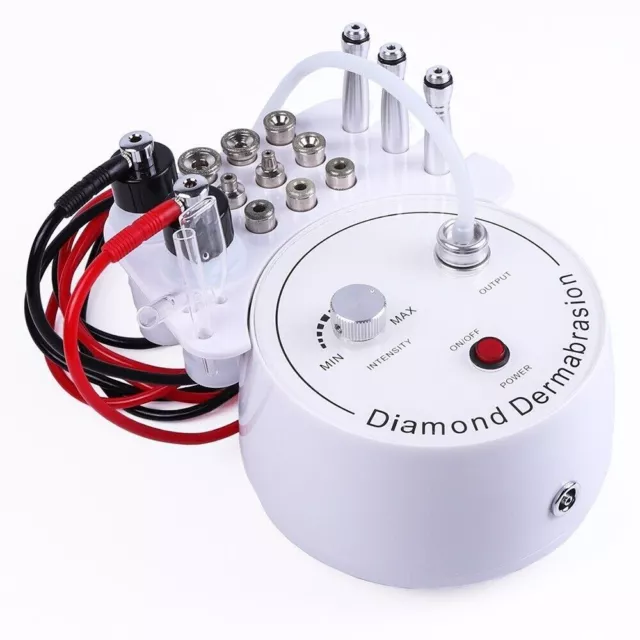 3 in 1 Diamond Microdermabrasion Dermabrasion Facial Peel Vacuum Skin Machine UK