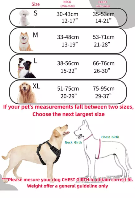 Dog Harness No-Pull with 2 Leash Clips Adjustable Pet Vest Traction Reflective 2