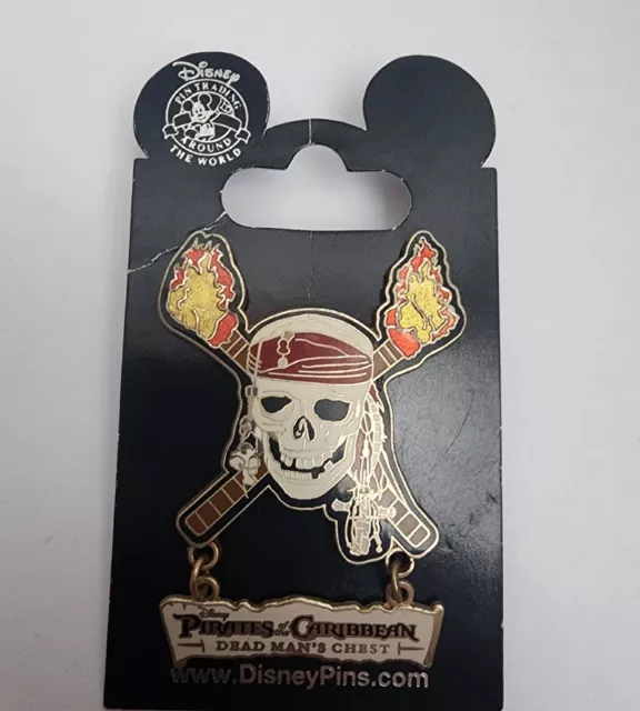 2006 Pirates Of The Caribbean Dead Mans Chest  Disney Parks Trading Pin - New