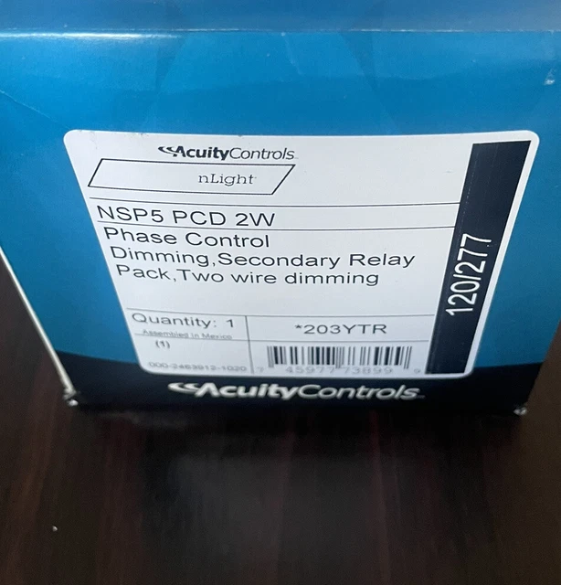 SENSOR SWITCH NSP5PCD2W nLight Secondary Relay Pack Phase Control