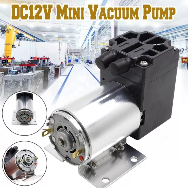 DC12V Mini Vacuum Pump Negative Pressure Air Suction Pump 5L/min 65-120kpa