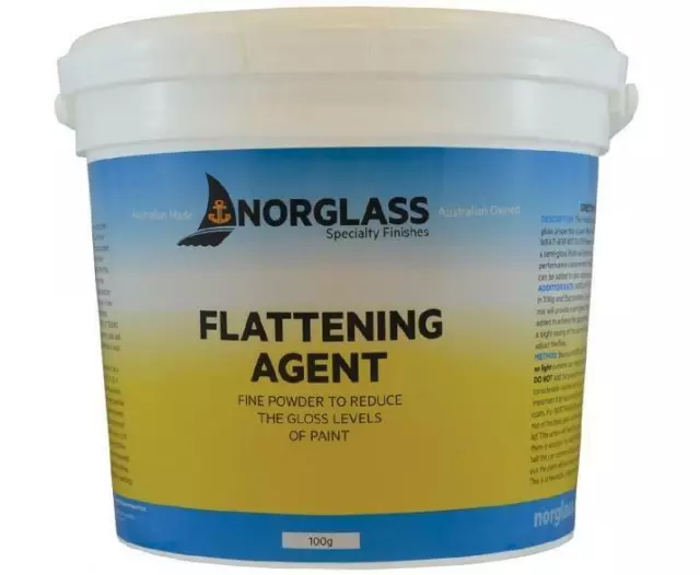 Norglass Flattening Agent 100g Tub Reduce Gloss Level Of Paint Boat Marine