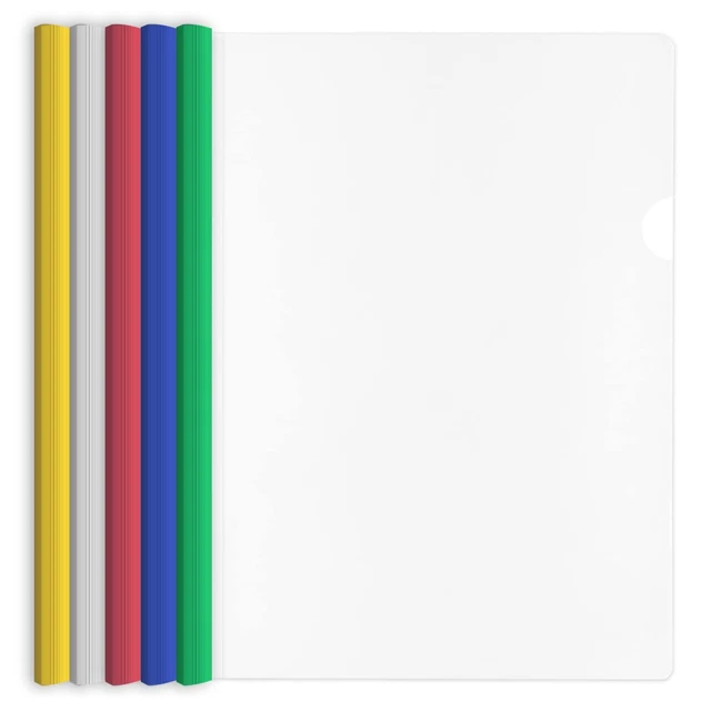 C Line Report Covers With Binding Bars 8 12 X 11 Clear Box