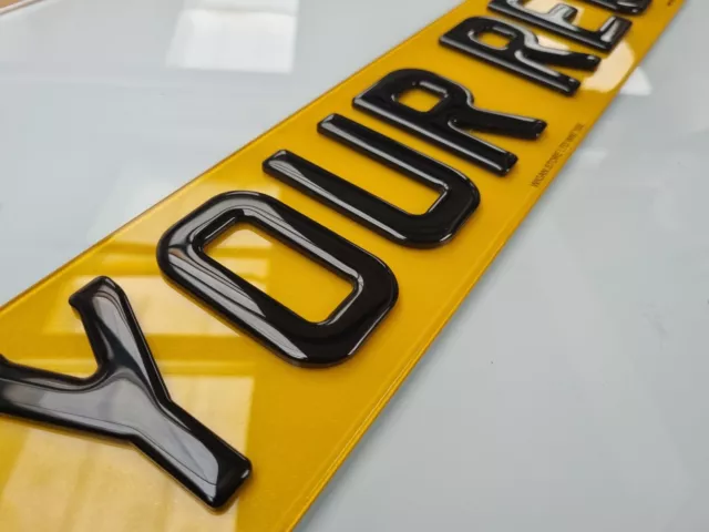 3D, 4D und 4D Gel Nummernschilder - Straße Legal Nummernschilder für Auto, Van, Anhänger